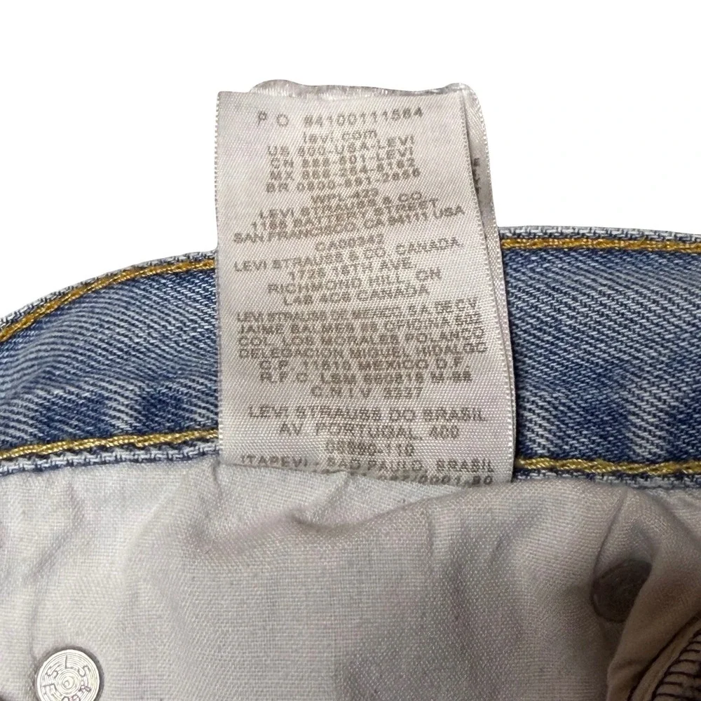 Levi's 560 men's comfort loose‎ baggy light wash blue dad denim jeans 36x30